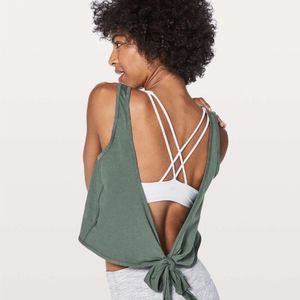 Lululemon Its A Tie Tank Green